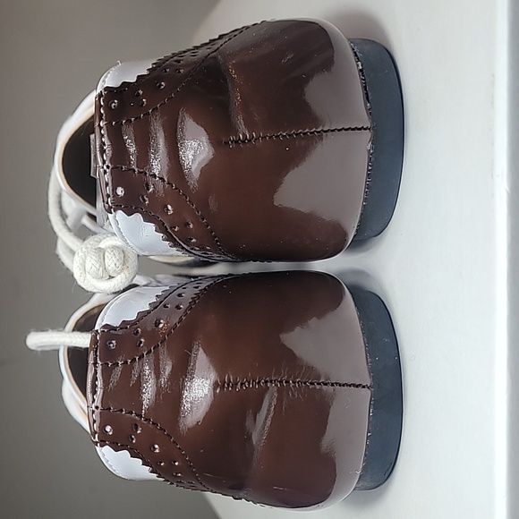 Kalli brown and white spectator oxfords, unworn - Picture 4 of 8